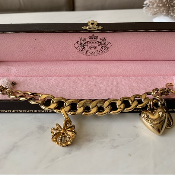 SOLD Juicy Couture Gold Charm Bracelet - Picture 2 of 4